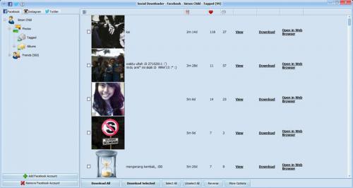 โปรแกรม Social Downloader