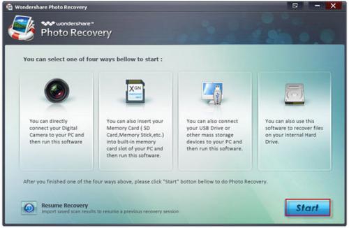 โปรแกรมกู้ข้อมูล Wondershare Photo Recovery โปรแกรมกู้ข้อมูล Wondershare Photo Recovery