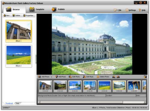 ดาวน์โหลดโปรแกรม Flash Gallery Factory