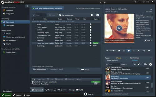 โหลดโปรแกรม Audials Tunebite