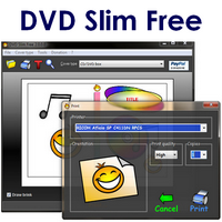 DVD Slim Free (โปรแกรม ทำปก CD ทำปก DVD พิมพ์ปก CD DVD ฟรี) : 