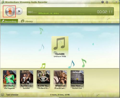 โปรแกรมอัดเสียง Streaming Audio Recorder