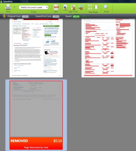 โปรแกรม GreenPrint World