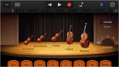App เครื่องดนตรี GarageBand App เครื่องดนตรี GarageBand
