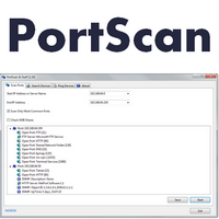 PortScan Portable (โปรแกรมค้นหา Port ที่เปิด หาช่องโหว่ระบบ) : 