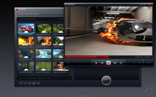 Mirillis Action (โปรแกรม Mirillis Action อัดวิดีโอ จับภาพหน้าจอ) : 