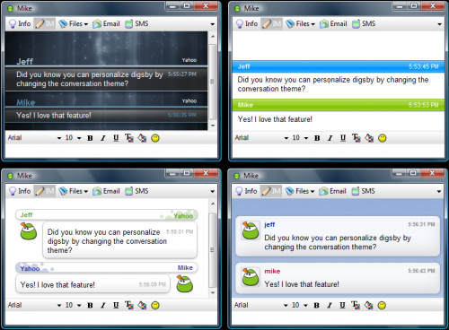 โปรแกรมแชท Digsby