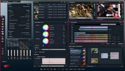 โปรแกรมตัดต่อวิดีโอ Lightworks