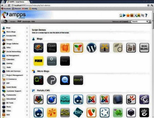 โปรแกรมจำลองเซิฟเวอร์ AMPPS โปรแกรมจำลองเซิฟเวอร์ AMPPS