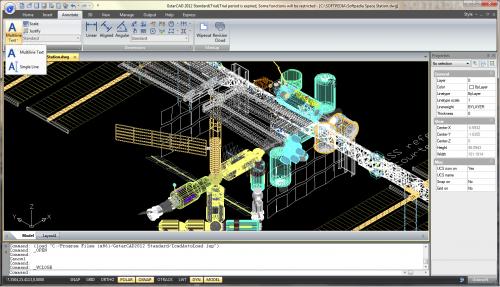 โปรแกรมออกแบบ เขียนแบบ GstarCAD