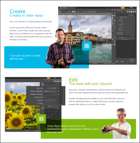Zoner Photo Studio (โปรแกรมแต่งรูป แชร์รูป) : 
