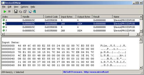 โปรแกรมดู IO ในเครื่อง DeviceIOView