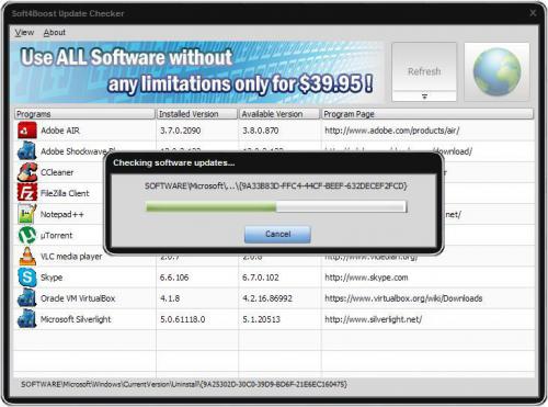 ดาวน์โหลดโปรแกรม Soft4Boost Update Checker