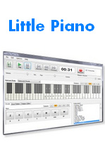 Little Piano (โปรแกรม Little Piano เล่นเปียโน บนเครื่อง PC) : 