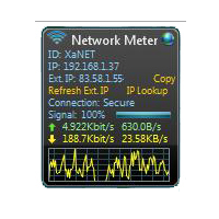 Network Meter (โปรแกม Network Meter ตรวจสอบรายละเอียด WiFi) : 