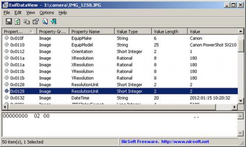 โปรแกรมดู EXIF โปรแกรมดู EXIF