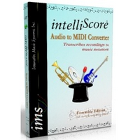 IntelliScore Audio to MIDI Converter (โปรแกรมแปลงไฟล์ MP3 เป็น MIDI) : 