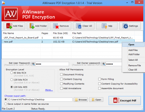 โปรแกรมเข้ารหัสไฟล์เอกสาร PDF Encryption software โปรแกรมเข้ารหัสไฟล์เอกสาร PDF Encryption software