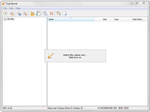 โปรแกรมไรท์แผ่น True Burner