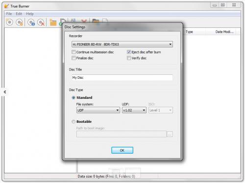 โปรแกรมไรท์แผ่น True Burner