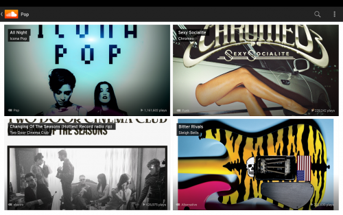 App ฟังเพลง SoundCloud