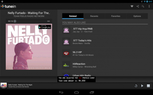 โหลดแอป TuneIn Radio