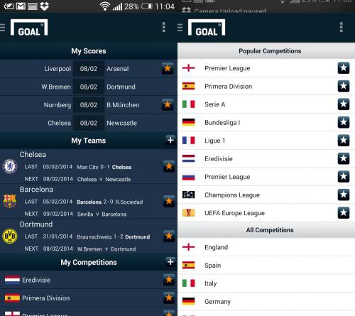 ดูผลบอลล่าสุด Goal Live Scores