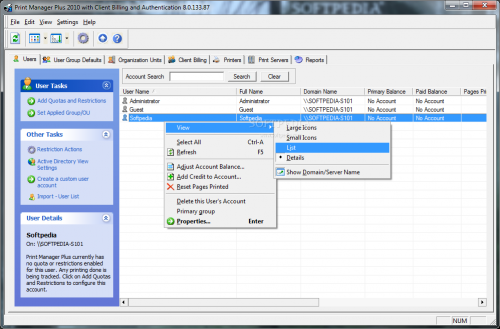 โปรแกรม Print Manager Plus