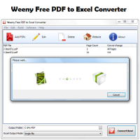 Weeny Free PDF to Excel Converter