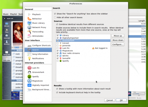 โปรแกรมฟังเพลง Clementine Music Player โปรแกรมฟังเพลง Clementine Music Player
