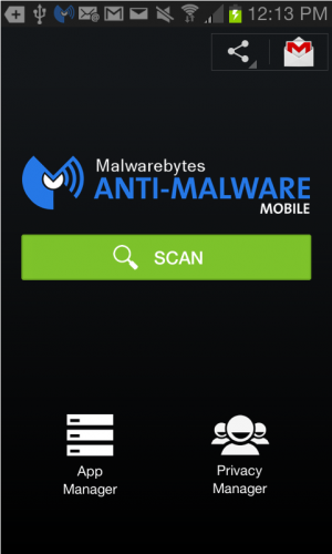 Malwarebytes Anti Malware (App ป้องกันไวรัสบน Android) : Malwarebytes Anti Malware (App ป้องกันไวรัสบน Android) :