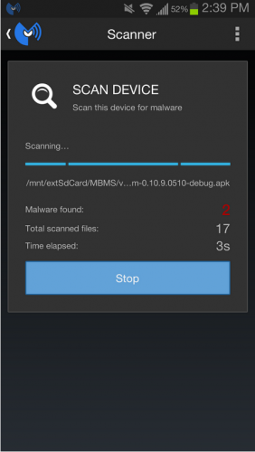 Malwarebytes Anti Malware (App ป้องกันไวรัสบน Android) : Malwarebytes Anti Malware (App ป้องกันไวรัสบน Android) :