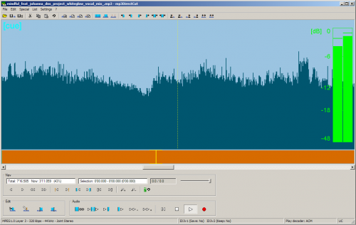 โปรแกรมปรับแต่งเสียง ตัดต่อเสียง mp3DirectCut โปรแกรมปรับแต่งเสียง ตัดต่อเสียง mp3DirectCut