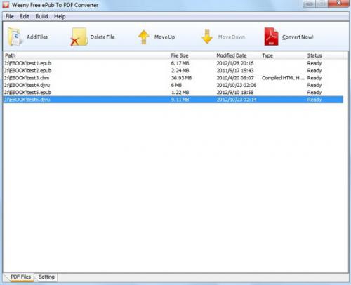 โปรแกรมแปลงไฟล์ Free ePub to PDF Converter โปรแกรมแปลงไฟล์ Free ePub to PDF Converter