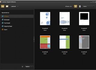 โปรแกรม Adobe Digital Editions โปรแกรม Adobe Digital Editions