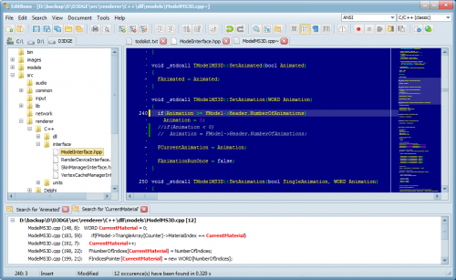 โปรแกรมแก้โค้ดโปรแกรมมิ่ง EditBone
