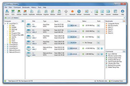 โปรแกรมจัดการฮาร์ดดิสก์ DiskBoss