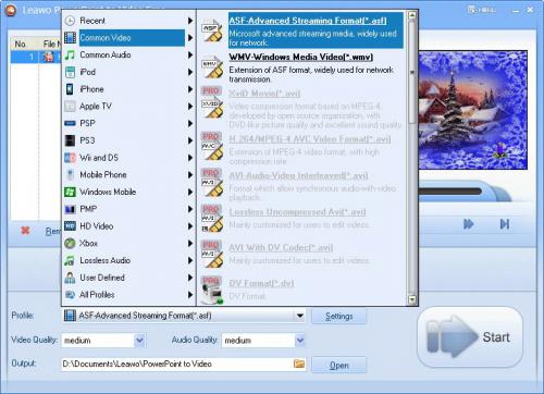 โปรแกรมแปลงสไลด์เป็นวิดีโอ Leawo PowerPoint to Video โปรแกรมแปลงสไลด์เป็นวิดีโอ Leawo PowerPoint to Video