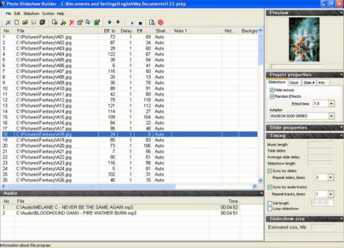 โปรแกรมทำสไลด์โชว์ Photo Slideshow Builder โปรแกรมทำสไลด์โชว์ Photo Slideshow Builder