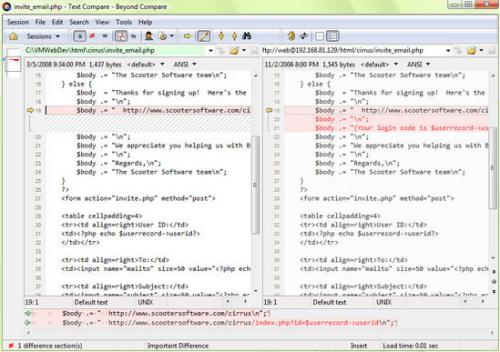 โปรแกรมเปรียบเทียบไฟล์ Beyond Compare โปรแกรมเปรียบเทียบไฟล์ Beyond Compare