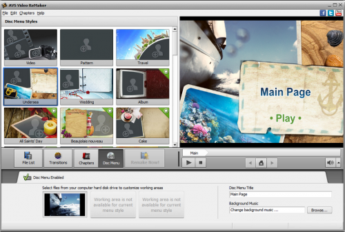 โปรแกรม AVSVideoReMaker
