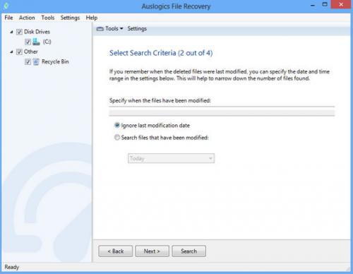 โปรแกรมกู้ข้อมูล Auslogics File Recovery โปรแกรมกู้ข้อมูล Auslogics File Recovery