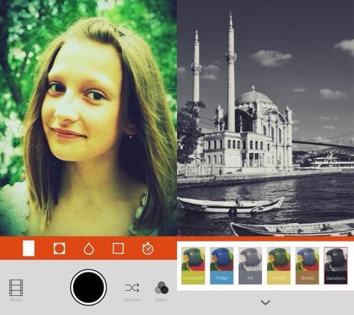 App ถ่ายรูป Retrica