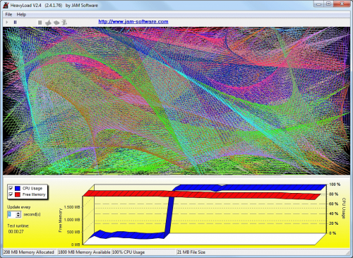 โปรแกรมทดสอบคอมพิวเตอร์ HeavyLoad โปรแกรมทดสอบคอมพิวเตอร์ HeavyLoad