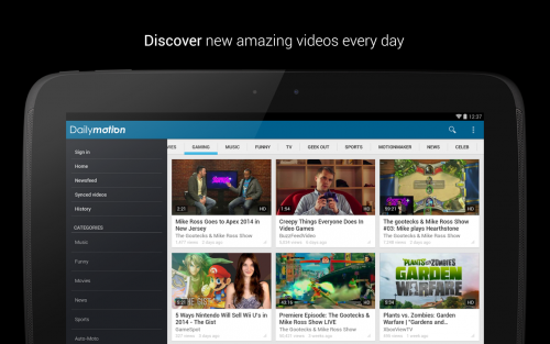 App ดูคลิปออนไลน์ฟรี Dailymotion