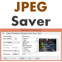 JPEG Saver (โปรแกรมทำสกรีนเซฟเวอร์ จากไฟล์ JPG)