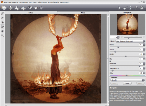 โปรแกรมแต่งรูป AKVIS NatureArt