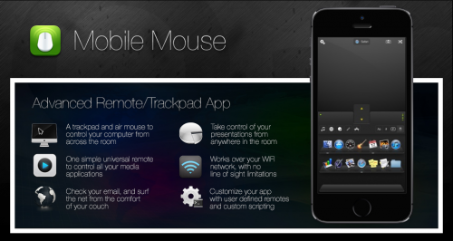 เมาส์ไร้สาย Mobile Mouse Lite เมาส์ไร้สาย Mobile Mouse Lite