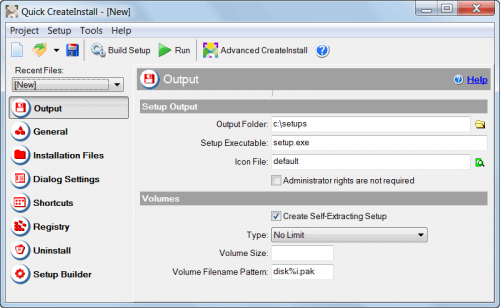 โปรแกรมสร้างตัวติดตั้งโปรแกรม CreateInstall