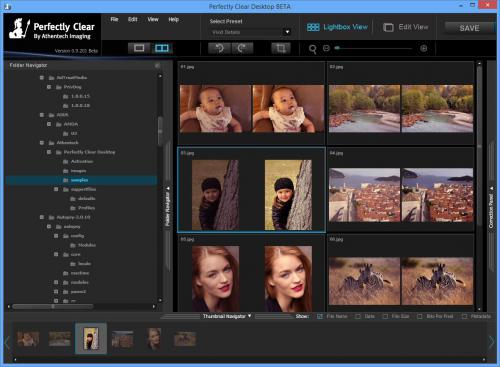 โปรแกรมแต่งรูป Perfectly Clear Desktop โปรแกรมแต่งรูป Perfectly Clear Desktop